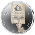 Litwa 20 euro 2021 230 rocznica Konstytucji 3 Maja NOWA CENA!!!