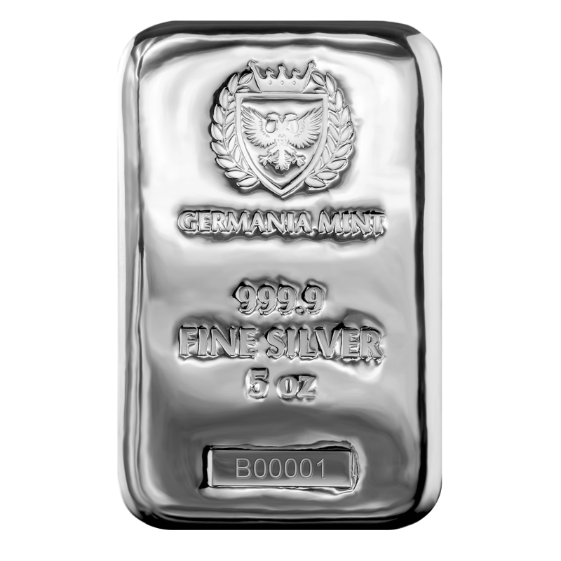Germania Mint Ag999.9 Cast Bar 5oz