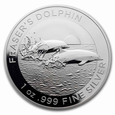 Australia 2021 - Fraser's Dolphin Ag999 1oz BU NOWA CENA