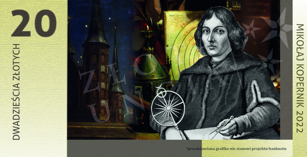 20zł 2022 Mikołaj Kopernik 