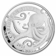 Barbados 2023 - Caribbean Octopus Ag999 1 oz BU