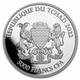 Republic Of Tchad 2022 - Mandala Zebra Ag999 1oz BU