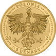 Polonia 2021 - 3 Denary Polscy Nobliści: M.Skłodowska-Curie ROLKA