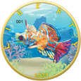 USA 2023 - American Eagle: Colours of Paradise II - Fish Ag999 1oz BU