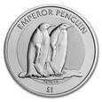 British Antarctic Territory 2023 - Emperor Penguin Ag999 1oz