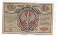 Polska 10 Marek Polskich 9.12.1916 Rzadka odmiana, niski numer
