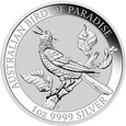 Australia - 1 dollar 2019 Bird of paradise 1 oz Ag999