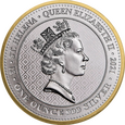St. Helena 2021 - The Queen's Virtues - Victory Ag999 1oz Rainbow