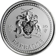 Barbados 2020 - Trident Ag999 1oz. 