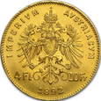 Austria - 4 Guldeny 1892 Au900 - 3,22 g