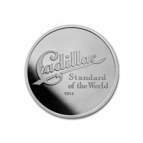 2022 - Cadillac - Standard Of The World Logo (1914) Ag999 1oz BU