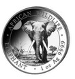 Somalia 2025 - Elephant Ag999.9 1oz BU