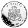 Barbados 2023 - Caribbean Seahorse Ag999 1oz BU