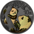 China 2021 - Panda Ag999 30g Golden Holo