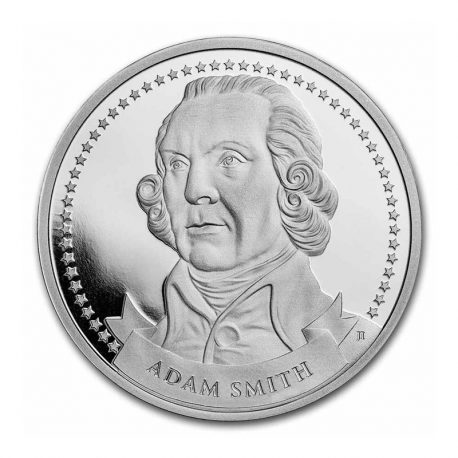 2023 - Founders of Liberty - Adam Smith Ag999 1oz BU