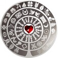 Niue 2021 - The World folklore symbols - Love Coin Ag999 Proof