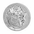 Rwanda 2023 - African Ounce - Nile Crocodile Ag999 1oz BU