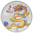 Australia 2024 - Lunar III 2024 Year of the Dragon Ag999.9 1oz YELLOW