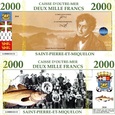 Saint Pierre and Miquelon 2000 Francs franków 2018