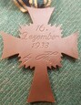 Niemcy III Rzesza Krzyż Honorowy Niemieckiej Matki 1938 Brąz