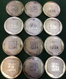 PRL 200 złotych 1974 Mapka 12 monet SREBRO