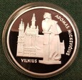 Medal 1996 Adam Mickiewicz Warszawa Vilnius SREBRO 