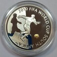 Kazachstan 100 tenge 2009 Mundial FIFA 2010 SREBRO