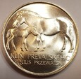 Czechosłowacja 50 koron 1987 Koń Przewalskiego SREBRO STAN!