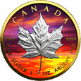Kanada 2021 Maple Leaf Liść klonu  Ag999.9 1 oz SUNSET 