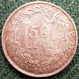 Belgia 50 centymów 1914 Rzadki rocznik SREBRO