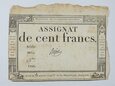 Asygnata 100 Franków Francja 1795 r.
