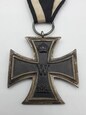 Niemcy Krzyż Żelazny II klasy 1914 r. z oryginalną wstążką 