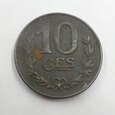 10 Centymów Centimes Luksemburg 1918 r. żelazo