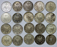 Niemcy 1/2 Marki 1905-1919, zestaw monet, 20 sztuk