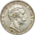 97. Prusy, 3 marki 1911 A, Wilhelm II, st. 2/2+