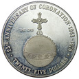 Kajmany 25 Dolarów 1978, Koronacja, Kula, st. L-