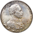 89. Prusy, 2 marki 1913 A, Wilhelm II, 25 lat panowania, st. 1-/2+