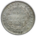 Indie 1 Rupia 1840, Wiktoria, st. 3