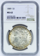 USA 1 dolar 1889, Morgan Dollar, NGC MS62