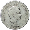 Kolumbia 50 Centów 1916, Simon Bolivar, st. 4