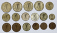 Zestaw monet Irlandia, 17 sztuk, 115g