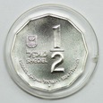 84. Izrael, 1/2 szekla 1984, Kidron, etui, st. 1