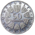 Austria 50 Szylingów 1968, 50 lat republiki, st. L- #2