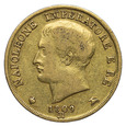 Włochy 20 Lirów 1809-M, Napoleon I, st. 3/3-