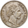 83. Bawaria, 5 marek 1875 D, Ludwig II, st. 3+