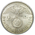 Niemcy, 2 marki 1938-A, Hindenburg, st.2/2+
