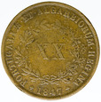 561. Portugalia, 20 reis 1847