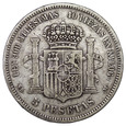 Hiszpania 5 Pesetas 1871, Amadeo I, st. 3