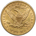 USA 10 Dolarów 1892, Złoto, stan 2+