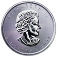 Kanada 5 Dolarów 2018 - Liść Klonu, Uncja czystego srebra